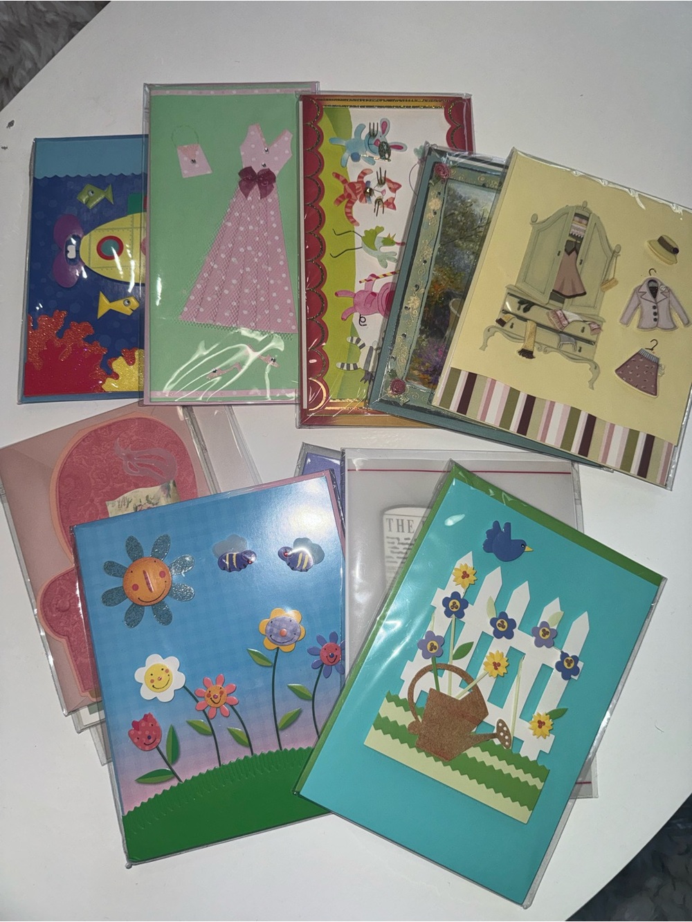 Paper magic group, 3D Greeting Cards, Lot of 12 new